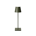 battery table lamp NUINDIE USB-C up / down, with USB connection, CCT Switch, with touch dimmer IP54, pine green dimmable