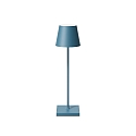 battery table lamp NUINDIE USB-C up / down, with USB connection, CCT Switch, with touch dimmer IP54, dolphin blue dimmable
