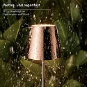 SIGOR battery table lamp NUINDIE USB-C up / down, with USB connection, CCT Switch, with touch dimmer IP54, copper dimmable