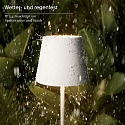 SIGOR battery table lamp NUINDIE MINI USB-C up / down, with USB connection, CCT Switch, with touch dimmer IP54, snow white dimmable