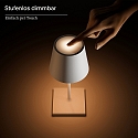 SIGOR battery table lamp NUINDIE MINI USB-C up / down, with USB connection, CCT Switch, with touch dimmer IP54, snow white dimmable
