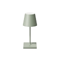 battery table lamp NUINDIE MINI USB-C up / down, with USB connection, CCT Switch, with touch dimmer IP54, sage green dimmable