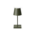 battery table lamp NUINDIE MINI USB-C up / down, with USB connection, CCT Switch, with touch dimmer IP54, pine green dimmable