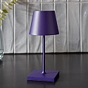 SIGOR battery table lamp NUINDIE MINI USB-C round, CCT Switch, with touch dimmer IP54, plum blue dimmable