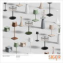 SIGOR battery table lamp NUINDIE USB-C up / down, with USB connection, CCT Switch, with touch dimmer IP54, glowing orange dimmable