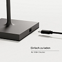 SIGOR battery floor lamp NUINDIE USB-C up / down, with USB connection, CCT Switch, with touch dimmer IP54, graphite grey dimmable