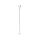 battery floor lamp NUINDIE USB-C round IP54, snow white dimmable