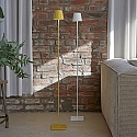 SIGOR battery floor lamp NUINDIE USB-C up / down, with USB connection, CCT Switch, with touch dimmer IP54, snow white dimmable