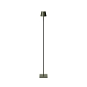 battery floor lamp NUINDIE USB-C up / down, with USB connection, CCT Switch, with touch dimmer IP54, pine green dimmable