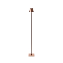 battery floor lamp NUINDIE USB-C up / down, with USB connection, CCT Switch, with touch dimmer IP54, bronze dimmable