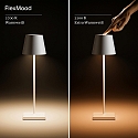 SIGOR battery table lamp NUINDIE TANGO with USB connection, CCT Switch, with touch dimmer, magnetic mounting IP20