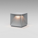 SIGOR battery table lamp NUTALIS 10X10CM cube shape, CCT Switch, with touch dimmer, with charger IP54, fog grey dimmable