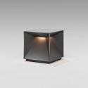 SIGOR battery table lamp NUTALIS 10X10CM cube shape, CCT Switch, with touch dimmer, with charger IP54, graphite grey dimmable
