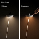 SIGOR battery floor lamp MAHINA USB-C (L) CCT Switch, with touch dimmer IP20, black dimmable