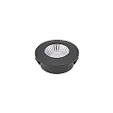 recessed luminaire DILED 60 flat, rigid IP30, black dimmable 5W 330lm 3000K 36� 36� CRI 95
