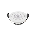 recessed luminaire DILED 68 swivelling, Dim-To-Warm IP30, white dimmable 6W 360lm 2100-2700K 36� 36� CRI 95