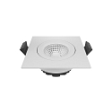 recessed luminaire DILED square IP20, white dimmable 6W 380lm 3000K 36� 36� CRI 95