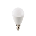 LED Light bulb ECOLUX DROP DTW, 230V, � 4.5cm / L 8.6cm, E14, 6W 1800-2700K 470lm 220�, Dim-To-Warm, Opal
