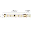 SIGOR LED Strip EXPERT LONG DISTANCE LED, 7,2W/m, 2700K, 1-15M, 128 LED/m, IP20, 24V, 886lm, Ra90