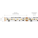 SIGOR LED Strip DIM TO WARM LED, 20W/m, 3000-1800K, 5m, 240 LED/m, IP20, 24V, 1900lm, Ra90