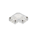 L-coupler for 230V High voltage LED Strips with 1.5cm width, transparent