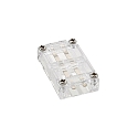 Straight coupler for 230V High voltage LED Strips with 1.5cm width, transparent