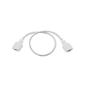 Cable connector for 230V High voltage LED Strips with 1.5cm width, length 60cm, incl. silicone gel, white