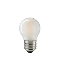 LED Filament light bulb DROP, 230V, � 4.5cm / L 7.8cm, E27, 6W 2700K 806lm 300�, dimmable, matt