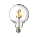 LED Filament lamp GLOBE, 9W, 95mm, E27, 1055lm, 2700K, dimmable, clear