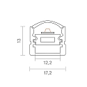 SIGOR Surface-mounted profile angle 12, 1m