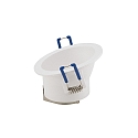 recessed luminaire round, asymmetrical GU5,3 IP20, white