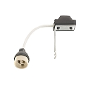 Optional GU10 socket with spacer for Aluminum Recessed luminaire Item No. SIG-9861001/-1101/-1201/-1301