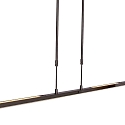 Steinhauer Steinhauer Pendant luminaire ZELENA LED, 3 flames, black