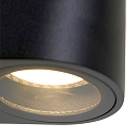 Steinhauer Steinhauer Outdoor wall luminaire LOGAN, 1 flame, GU10, round, black
