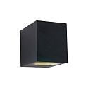 Steinhauer Steinhauer Outdoor wall luminaire LOGAN, 1 flame, GU10, round, black