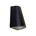 Steinhauer Steinhauer Outdoor wall luminaire LOGAN, 2 flames, GU10, oval, black