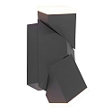 Steinhauer Steinhauer Outdoor wall luminaire JACK, 2 flames, LED, square, black