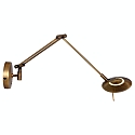 Steinhauer Steinhauer Wall luminaire ZODIAC LED, 1 flame, bronze