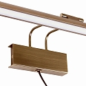 Steinhauer Steinhauer Wall luminaire LITHO LED, 1 flame, 60cm, bronze