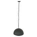 Steinhauer Steinhauer Pendant luminaire SEMICIRKEL, 1 flame, 50cm, black