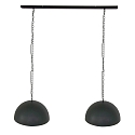 Steinhauer Steinhauer Pendant luminaire SEMICIRKEL, 2 flames, black