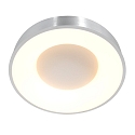 Steinhauer ceiling luminaire RINGLEDE - � 38CM round, medium, direct / indirect IP20, silver brushed dimmable
