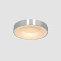 Steinhauer ceiling luminaire RINGLEDE - � 38CM round, medium, direct / indirect IP20, silver brushed dimmable