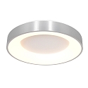 Steinhauer ceiling luminaire RINGLEDE - � 38CM round, medium, direct / indirect IP20, silver brushed dimmable