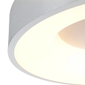 Steinhauer ceiling luminaire RINGLEDE - � 38CM round, medium, direct / indirect IP20, silver brushed dimmable