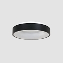 Steinhauer ceiling luminaire RINGLEDE - � 38CM round, medium, direct / indirect IP20, black matt dimmable