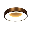 ceiling luminaire RINGLEDE LED round LED IP20, bronze, white dimmable