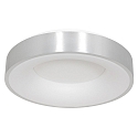 ceiling luminaire RINGLEDE - � 48CM large, round, direct / indirect IP20, silver brushed dimmable