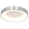 Steinhauer ceiling luminaire RINGLEDE - � 48CM large, round, direct / indirect IP20, silver brushed dimmable