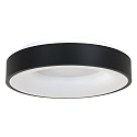 ceiling luminaire RINGLEDE - � 48CM large, round, direct / indirect IP20, black matt dimmable